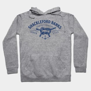 Shackleford Banks, NC Beach Knot Summer Vacation Hoodie